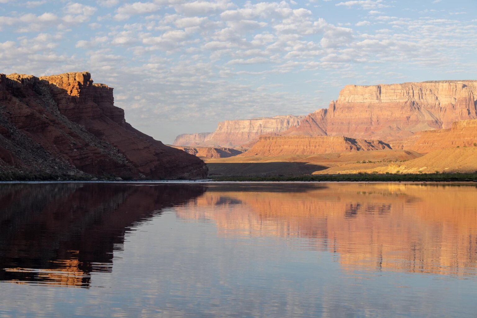 A view of the Grand Canyon from Lees Ferry
