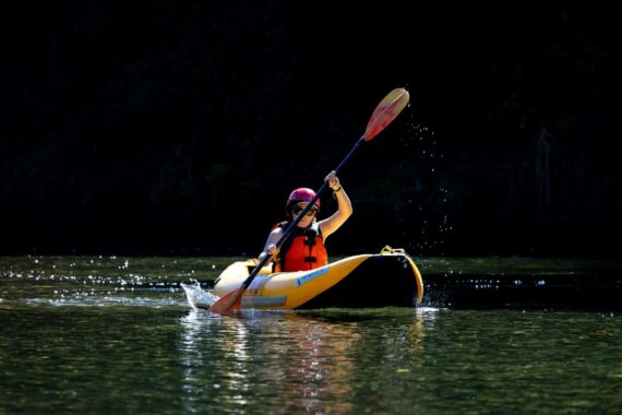 Using an inflatable kayak on the Middle Fork during a 2-day trip