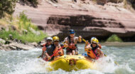 Green River rafting through the Gates of Lodore in Utah
