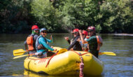 Group on a raft.