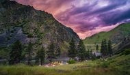 A view of camp on a Middle Fork Salmon River rafting trip | Photo: Rob Aseltine