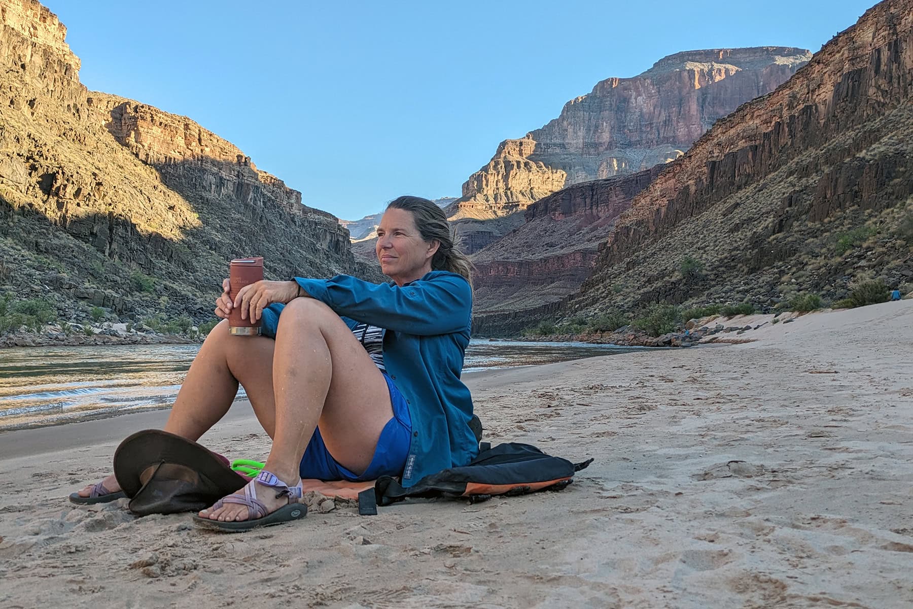 A gift from the river – a paddle