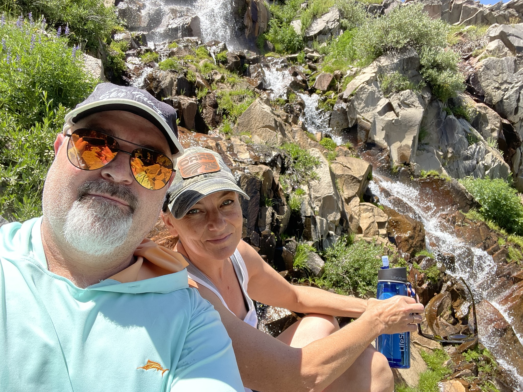 Craig and Kate MacDonald, featured winery owners for OARS Wine on the Tuolumne River trip