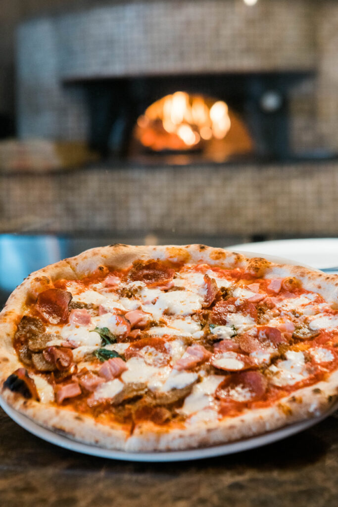 Wood-fired pizza from Antica Forma in Vernal, UT